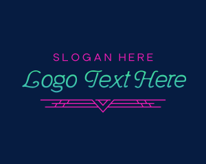 Wordmark - Neon Lifestyle Company logo design