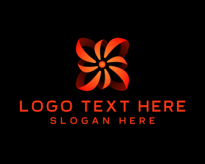 Fan - Cyber Technology Propeller logo design