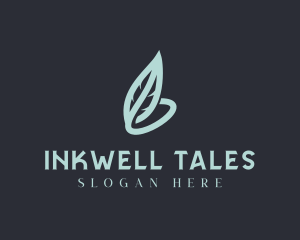 Novel - Writing Quill Author logo design