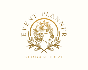 Pageant - Floral Hair Salon logo design