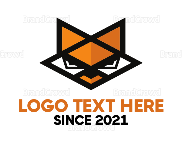 Abstract Geometric Fox Logo | BrandCrowd Logo Maker