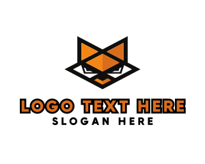 Geometric Wild Fox  logo design