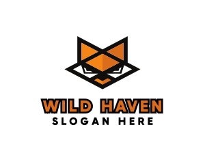 Geometric Wild Fox  logo design