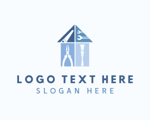 Pliers - Tool House Construction logo design