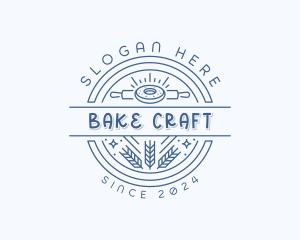 Wheat Donut Patisserie logo design