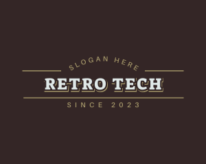 Retro Brand Business logo design