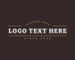 Retro Brand Business Logo