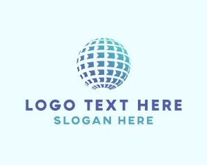 Globe - Global Tech Sphere logo design