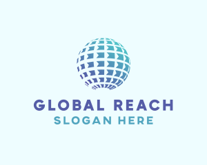 Global Tech Sphere logo design