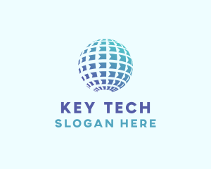 Global Tech Sphere logo design