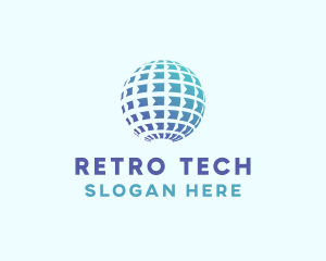 Global Tech Sphere logo design