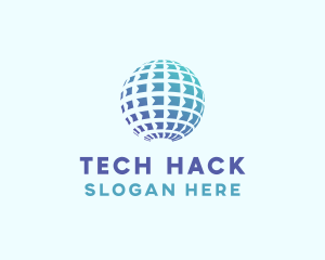 Global Tech Sphere logo design