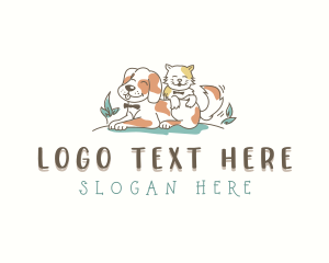 Animal Clinic - Dog Cat Veterinary logo design