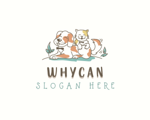 Adoption - Dog Cat Veterinary logo design