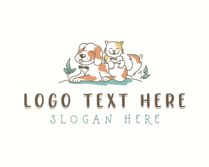 Feline - Dog Cat Veterinary logo design