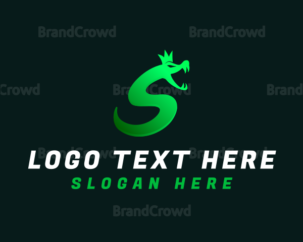 King Snake Letter S Logo