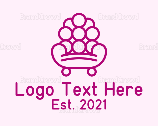 Grape Armchair Furniture Logo