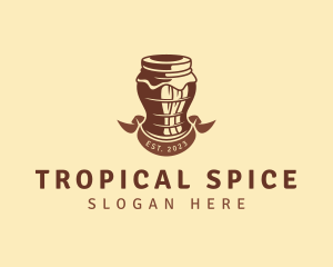 Fermented Spice Jar logo design