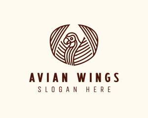 Tribal Flying Bird logo design