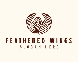 Tribal Flying Bird logo design