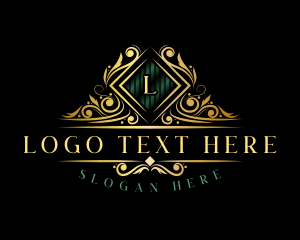 Gold - Luxury Ornament Floral logo design