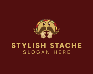 Moustache - Taco Moustache Taqueria logo design