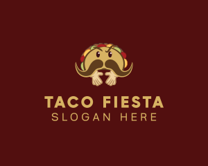 Taco - Taco Moustache Taqueria logo design