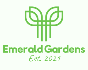 Green Leaf Garden logo design