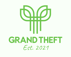 Garden - Green Leaf Garden logo design