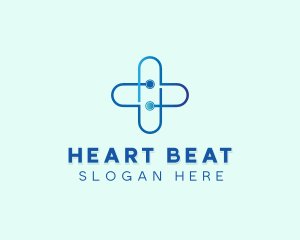 Stethoscope - Health Stethoscope Cross logo design