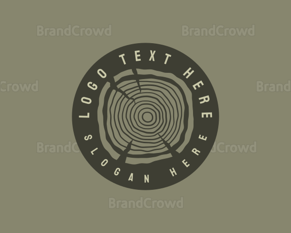 Woodwork Circle Business Logo