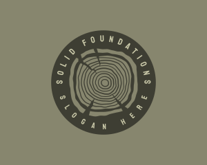 Eco Friendly - Woodwork Circle Business logo design