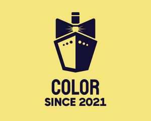 Bow Tie Ship Cruise logo design