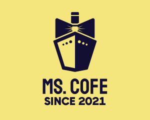 Bow Tie Ship Cruise logo design