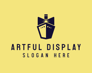 Bow Tie Ship Cruise logo design