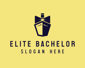 Bow Tie Ship Cruise logo design