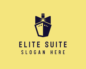 Bow Tie Ship Cruise logo design