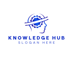 Memory Artificial Intelligence Knowledge logo design