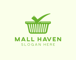 Check Shopping Basket logo design