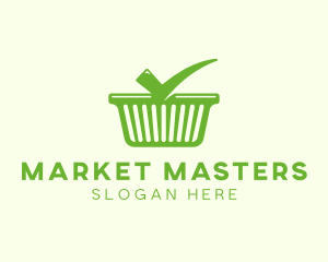 Check Shopping Basket logo design