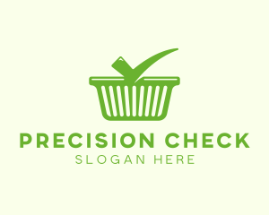 Check Shopping Basket logo design