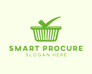 Procurement - Check Shopping Basket logo design