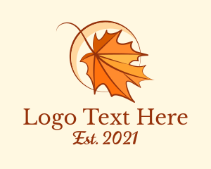 Agriculture - Elegant Dry Leaf logo design