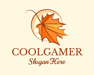 Elegant Dry Leaf  Logo