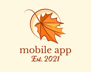 Fall Season - Elegant Dry Leaf logo design