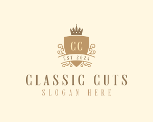 Regal Upscale Crown logo design