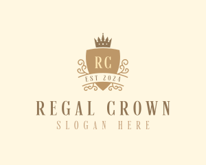 Regal Upscale Crown logo design