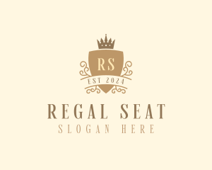 Regal Upscale Crown logo design