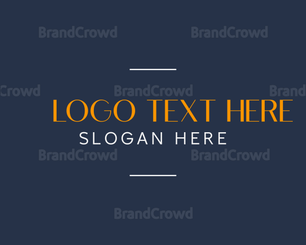 Elegant Business Wordmark Logo