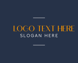 Classy - Elegant Business Wordmark logo design